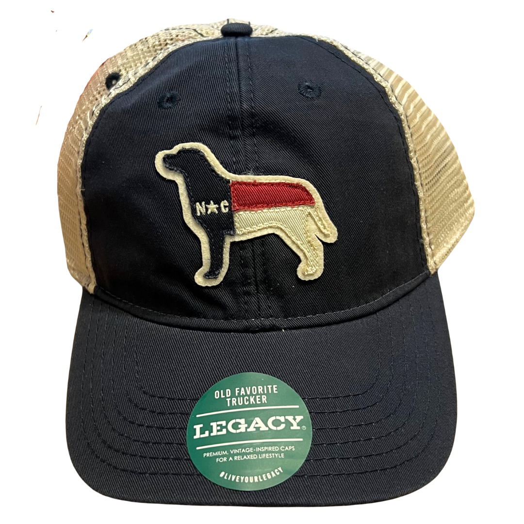 NC Flag/Dog Legacy Trucker Hat - Ocean Outfitters